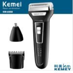 kemei electric hair trimmer km-6558 3 in 1 Kit rechargeable