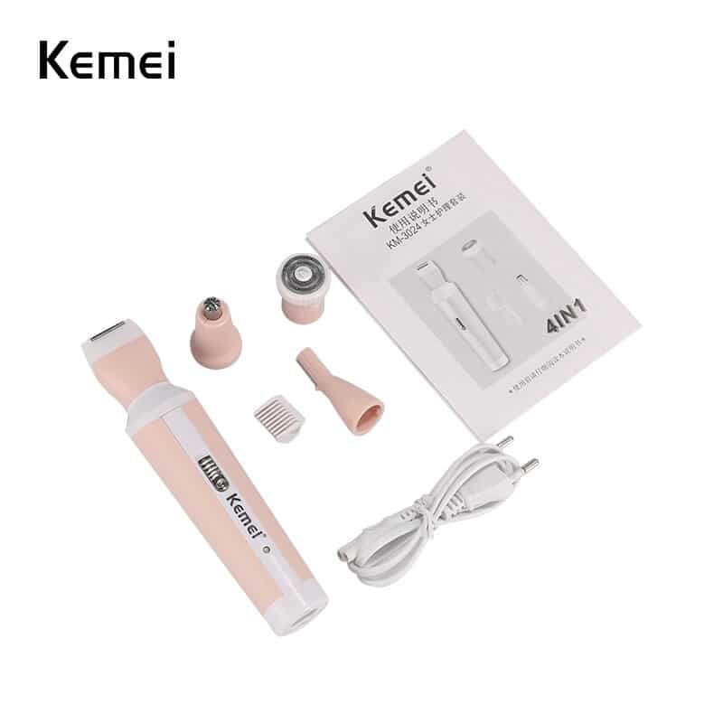 Kemei Female Face Epilator Hair Removal Device Kit - Image 5