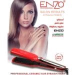 Enzo hair straightener LCD Display Ceramic Flat Iron