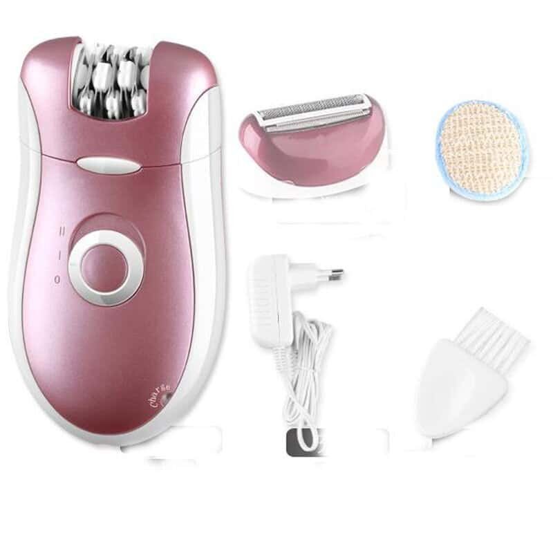 KM-2068 kemei epilator 2 in 1 hair remover painless hair removal electric shaver rechargeable woman shaver - Image 2