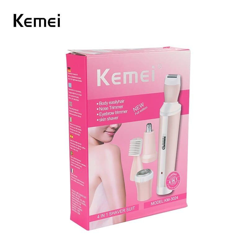 Kemei Female Face Epilator Hair Removal Device Kit - Image 6