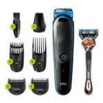 Braun Trimmer MGK3245 %100 Waterproof Electric Shavers for Men Hair Clipper Beard Trimmer Sharp Blades Rechargeable Styling Kit